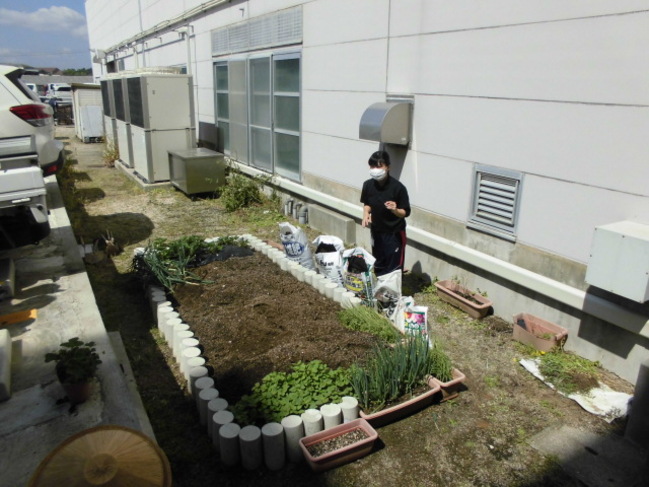 鍬入れセレモニー開始前説明